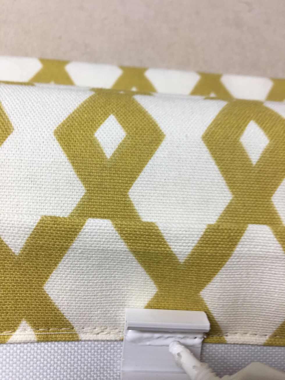 Dab a little Unique Stitch glue along the threads to make sure they are secure.