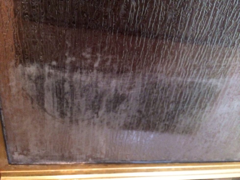 Dampen a dryer sheet or two and swipe back and forth. You will notice a clean spot almost immediately. Dryer sheet needs to be wet to work right. It can also be used dryer sheets, so you're recycling