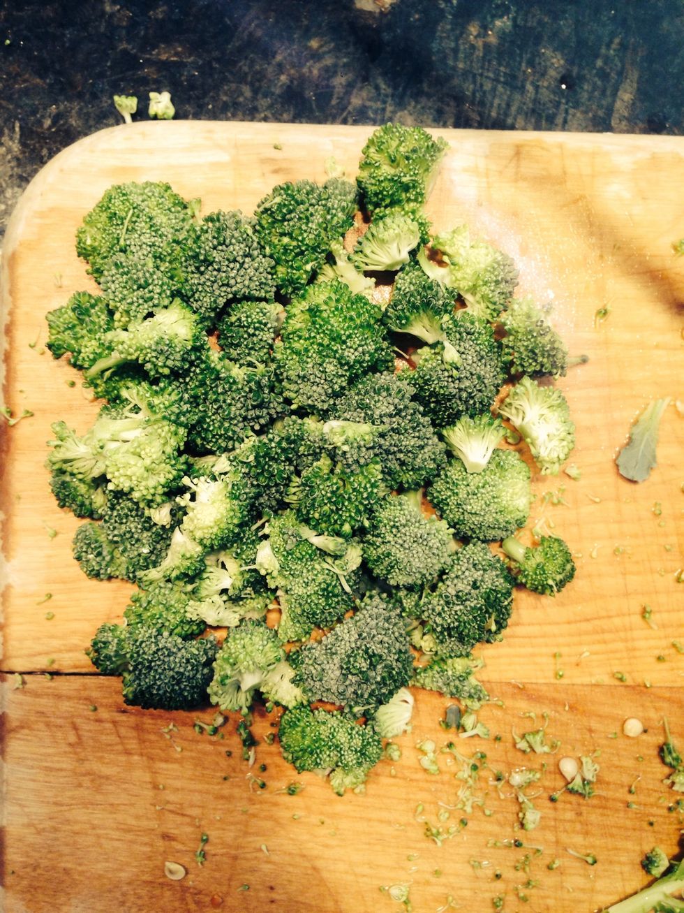 Dark green I used broccoli tops. Other option: kale, jalape\u00f1o.