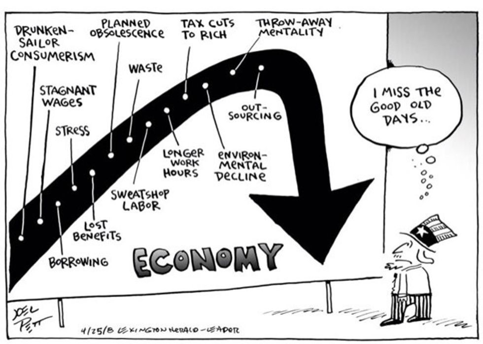 Dark times in the Economy