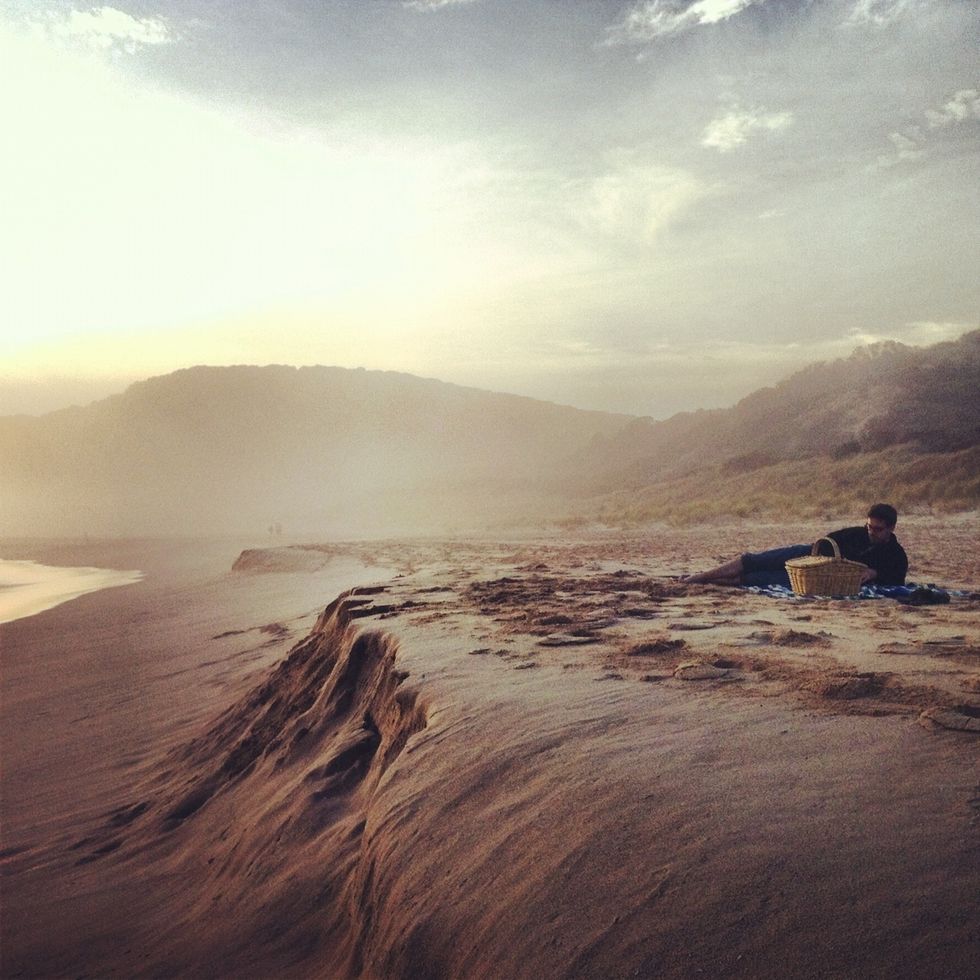 Day 2: Eat your sourdough sandwiches in a picnic at Johanna beach for dinner. Park the van here for the night.