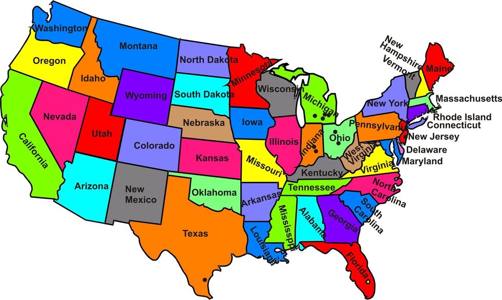 Debes de saber que Estados Unidos esta conformado por 51 estados.