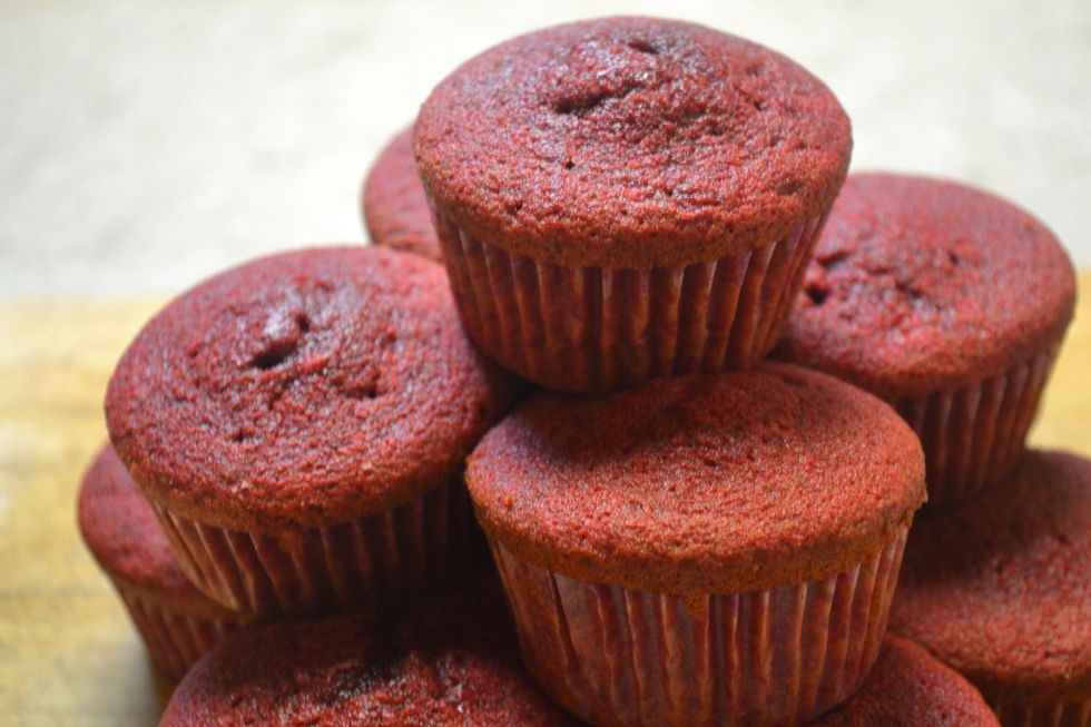 Decant from the tray! Look how red they are :)