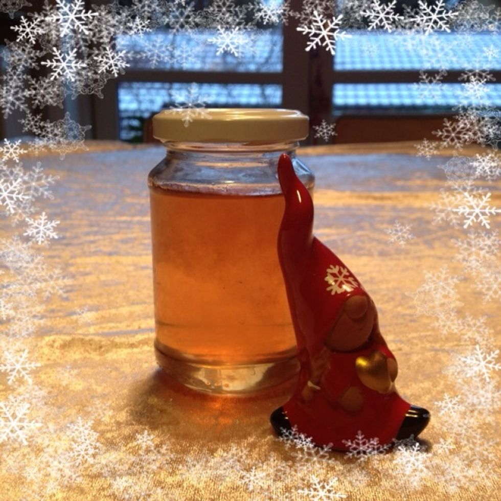 December 7th: Home made quince jelly and a charming little Santa