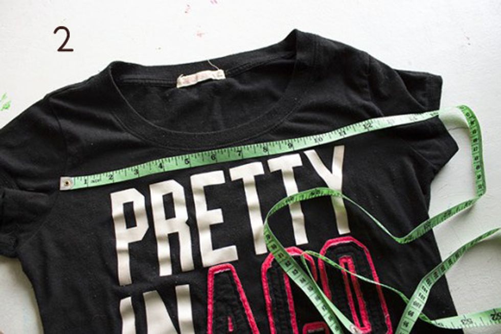 Decide on the size and shape of your design and take measurements.