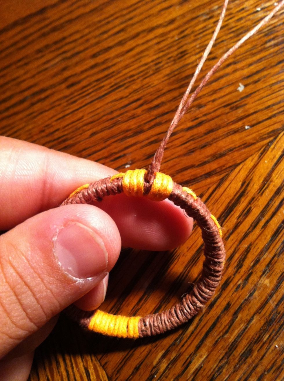 Decide which side you want to show as the front. This side or....