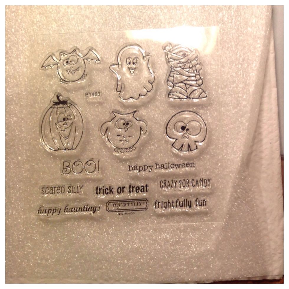 Decorate the white circle tags in your kit!I. I chose two stamp sets to use to decorate mine!