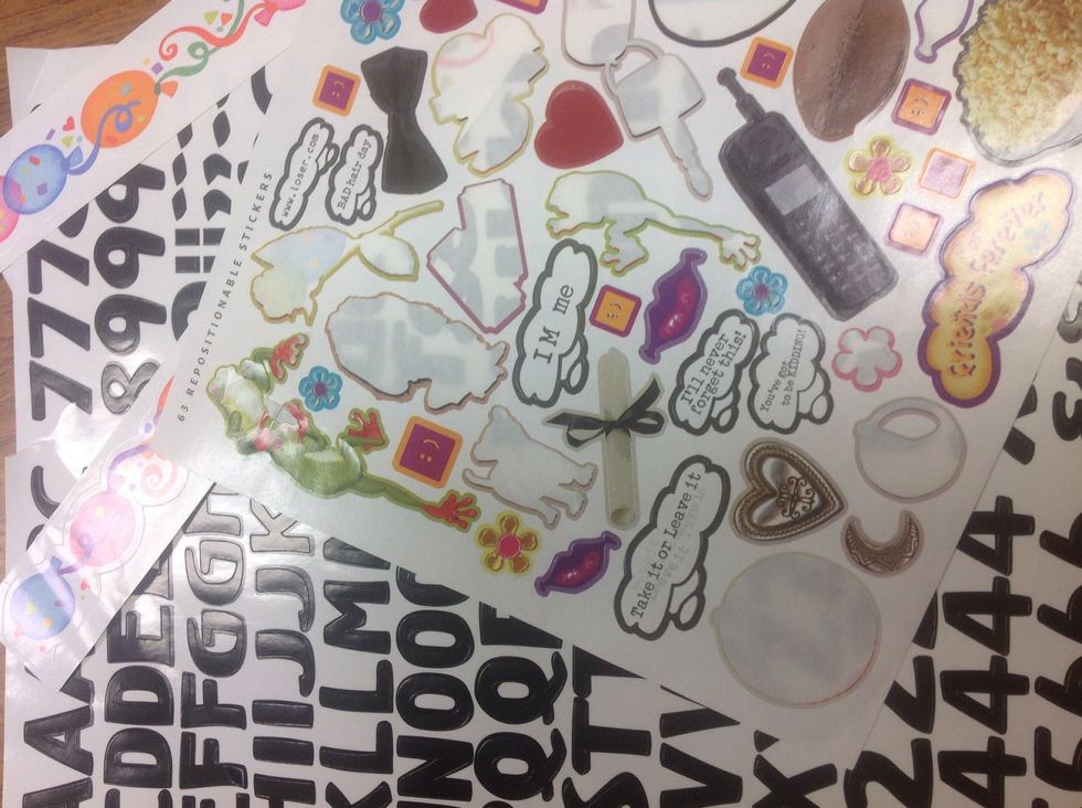 Decorate with stickers