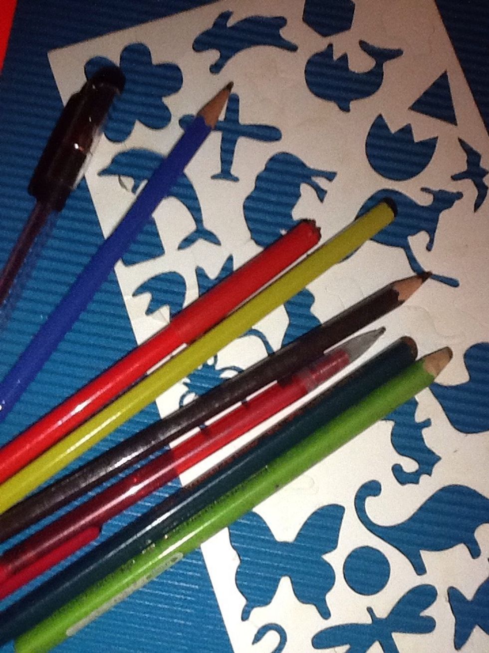 Decorate your paper, also feel free to use stencils ,stickers or print outs just don't make it to big, a few inches at maximum