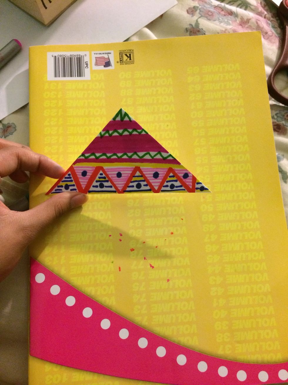 Decorate your triangle.