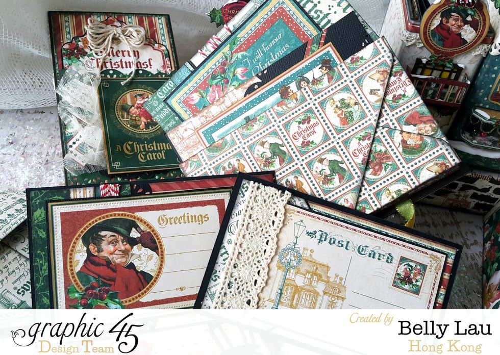 Decoration ideas: add some thickness decorations or album inside the explosion box, here I put pockets and envelopes