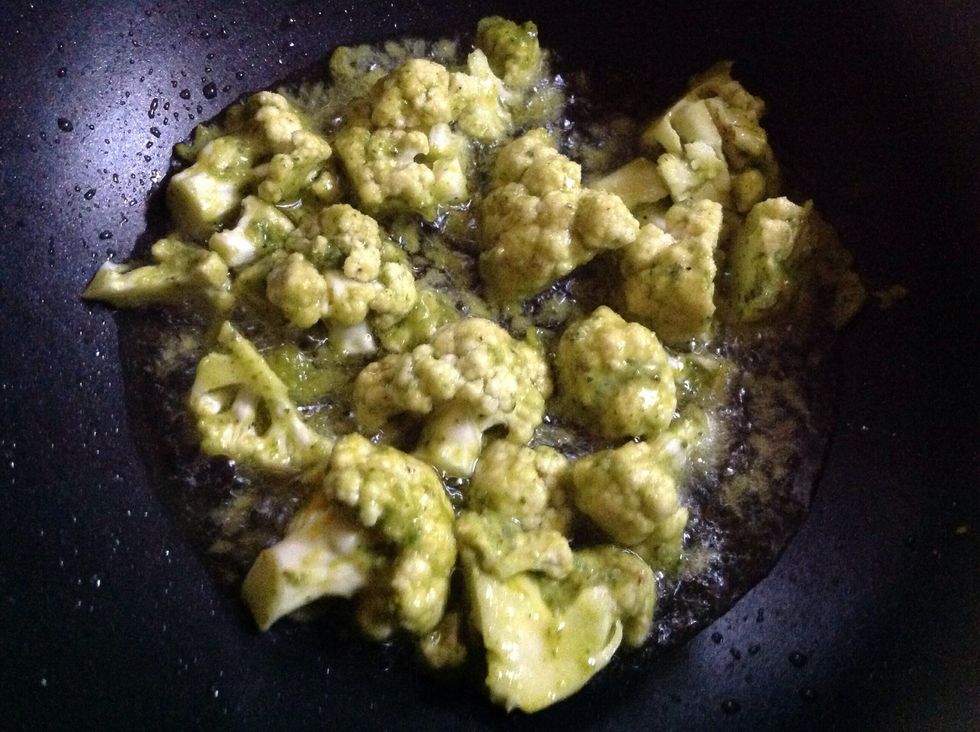 Deep fry in olive oil..