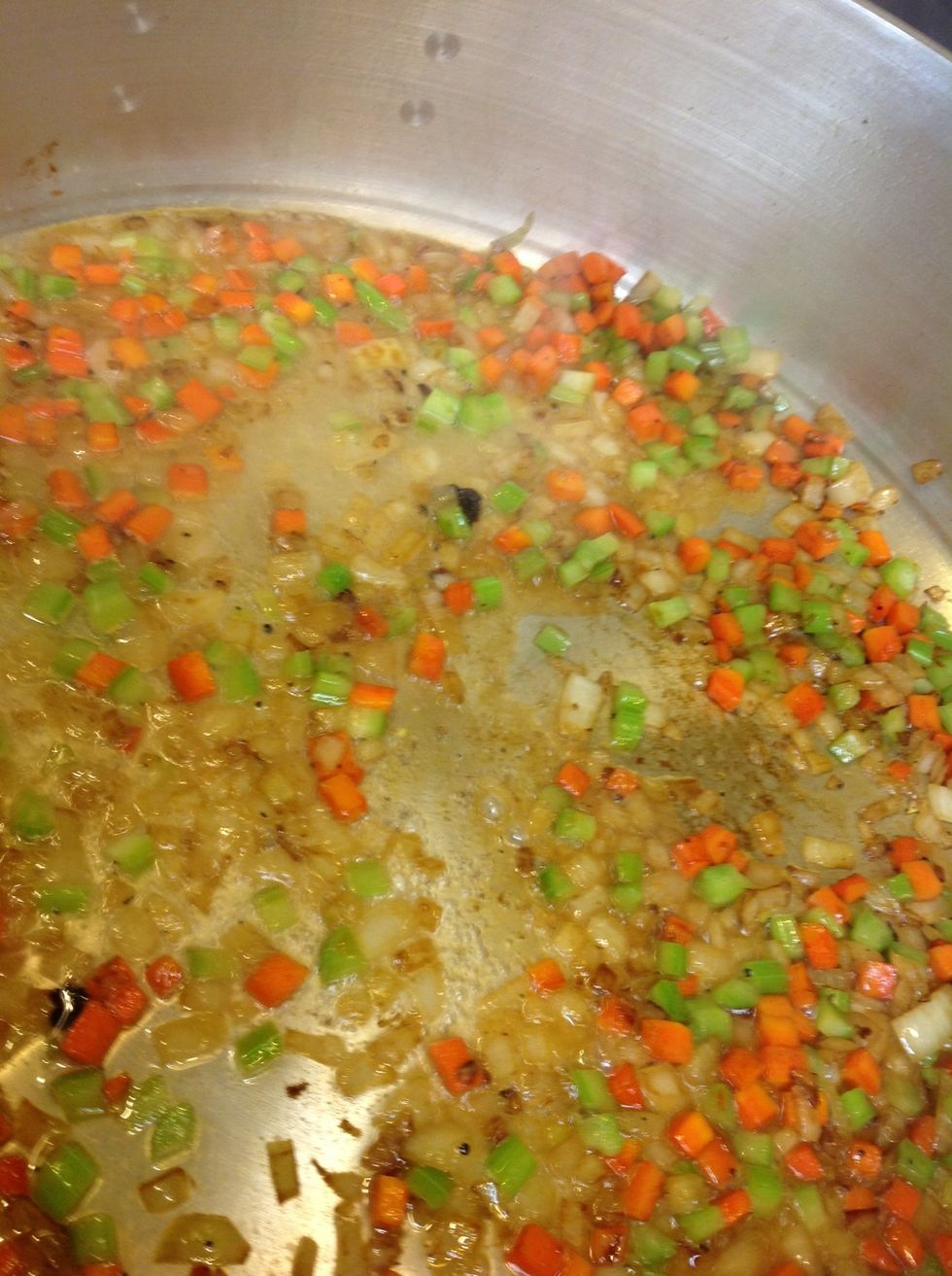 Deglaze with white wine