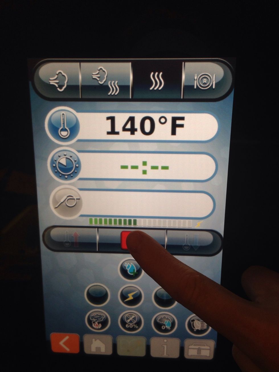 Dehydrate at 140F (60C) overnight. (Separate the biscotti's if they are still moist in between and dehydrate for an additional hour.)