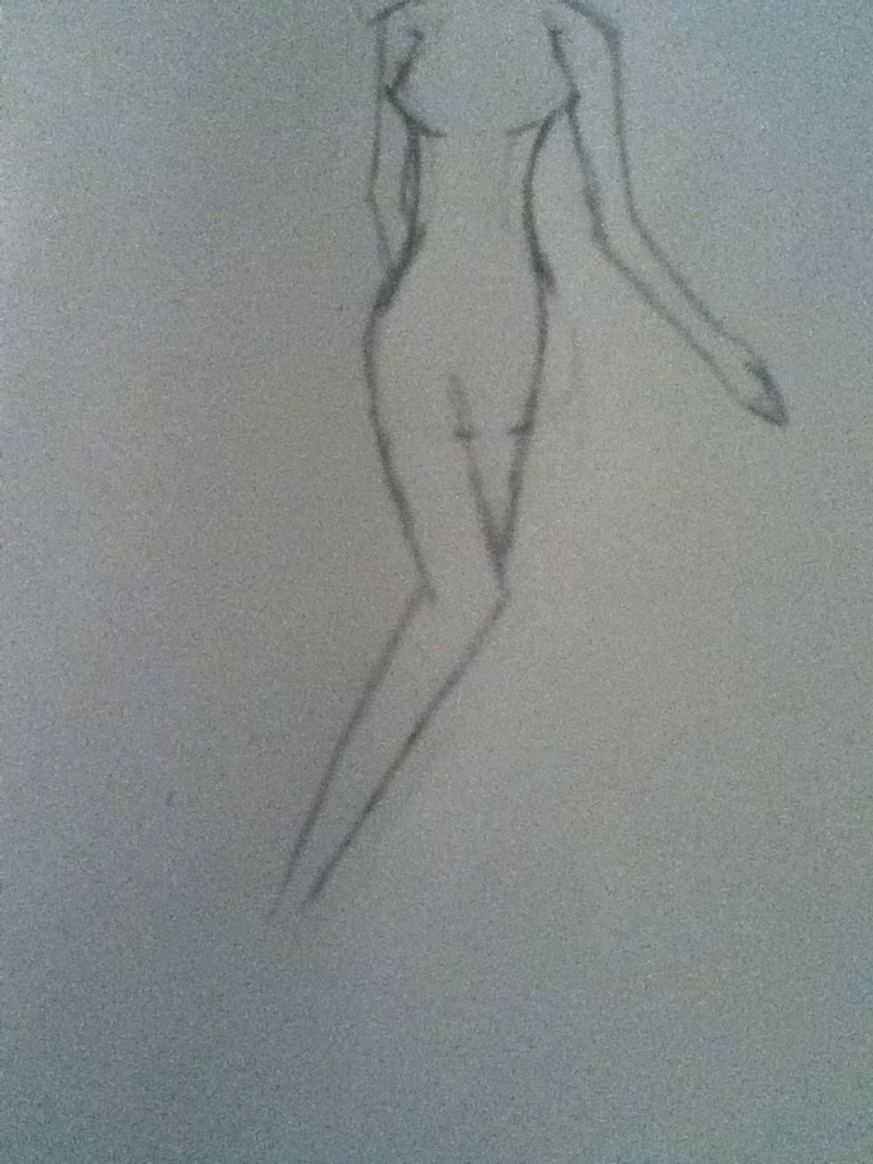 Delete the unneeded lines and start the new leg.