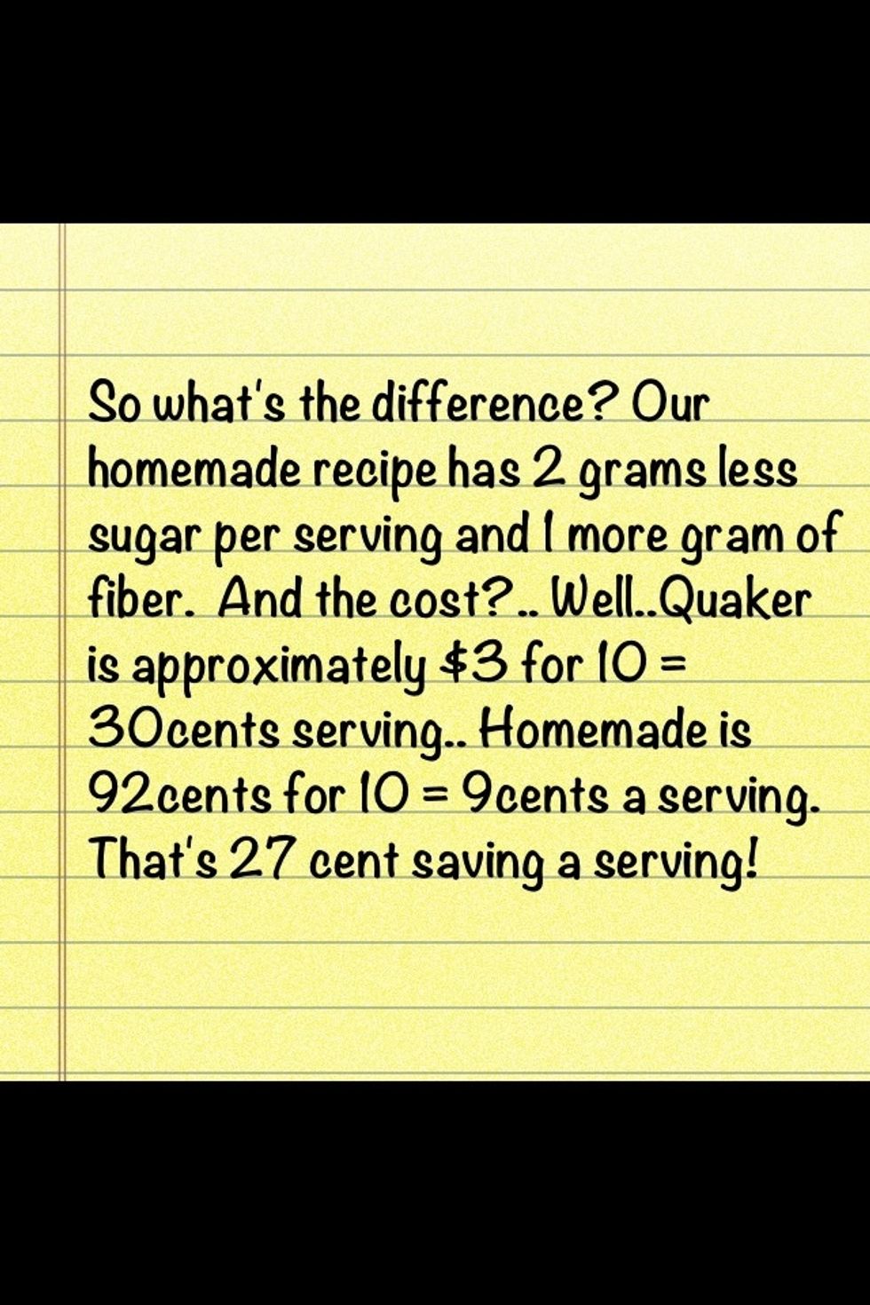 Delicious, better for you and easier on the wallet!