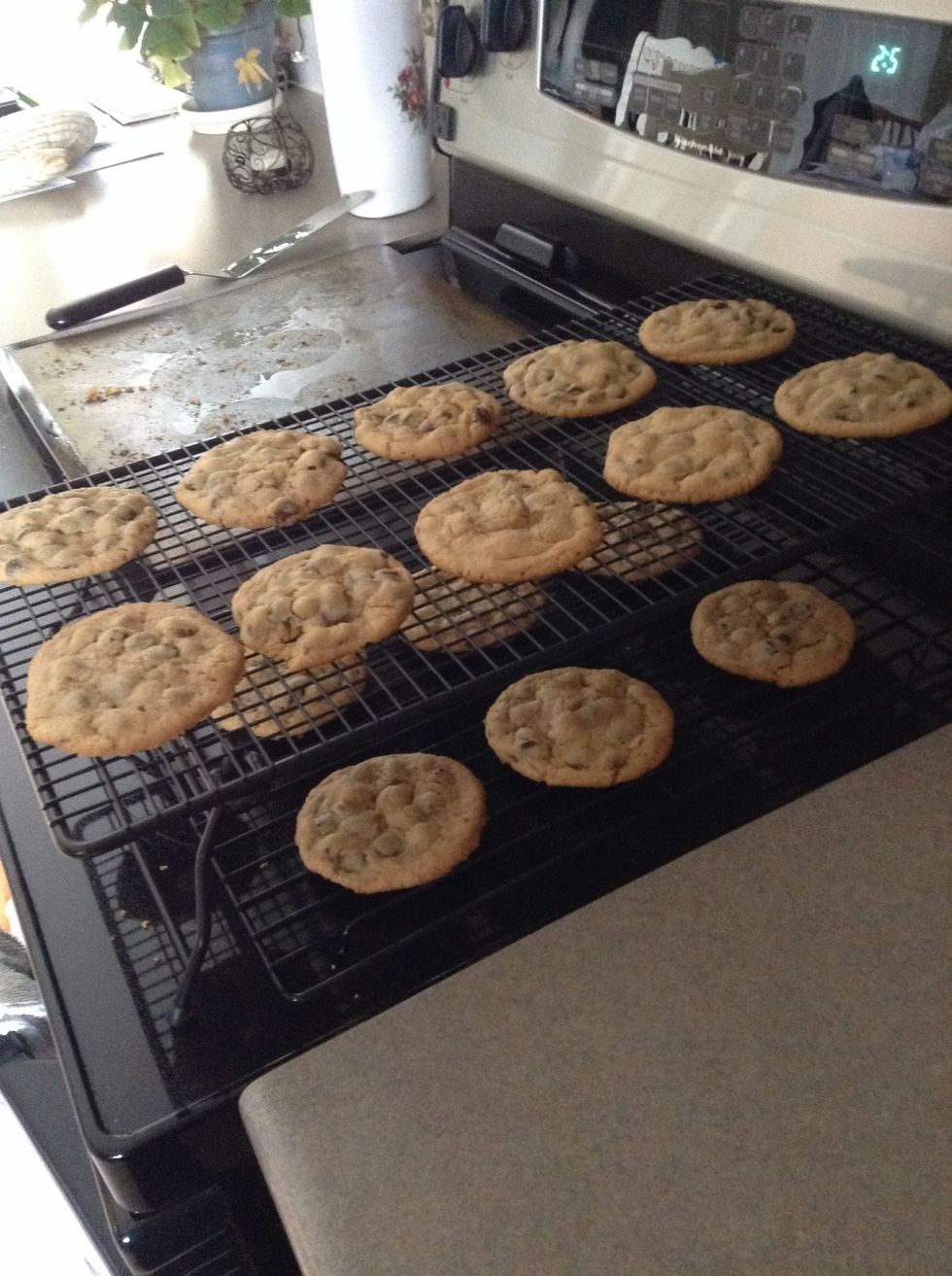 Delicious! Let them cool for a while or eat warm with a nice cold glass of milk\ud83c\udf76\ud83c\udf6a