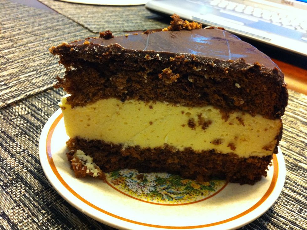 Delicious sweet cake. \u263a