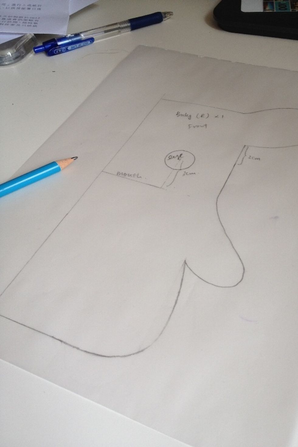 Design and outline your monster!