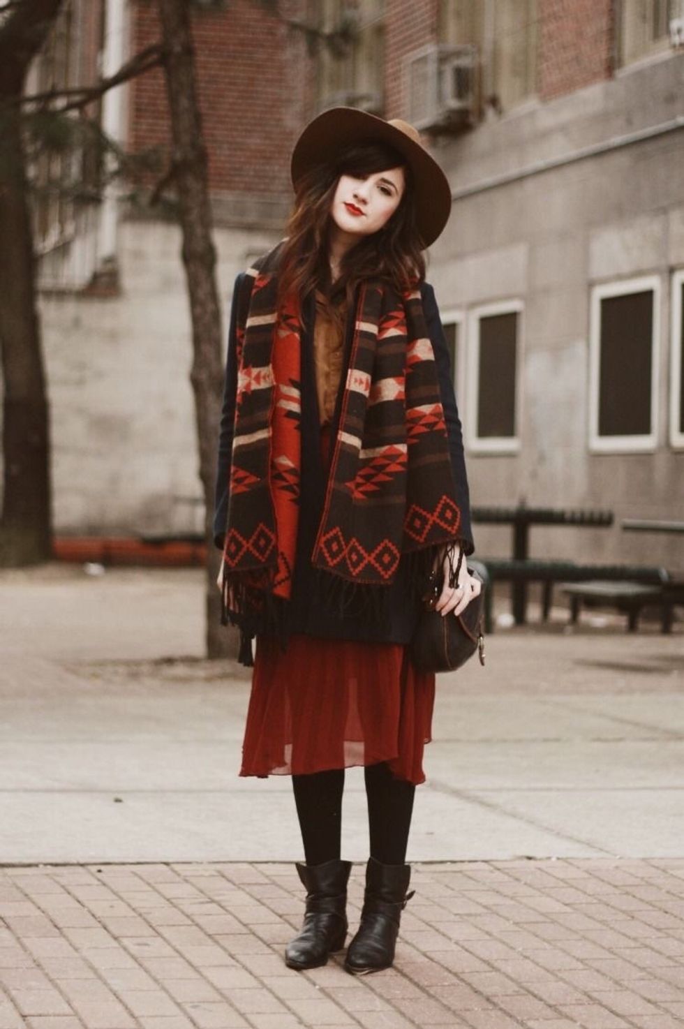 Desirous !! Printed woollen scarf justified it totally!!!