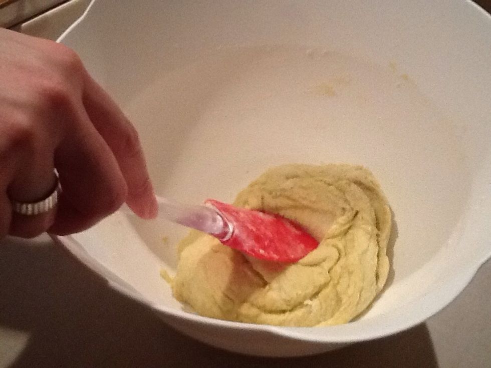 Despr\u00e9s ho barregem amb una cullera o una esp\u00e0tula i tindria que quedar aix\u00ed: