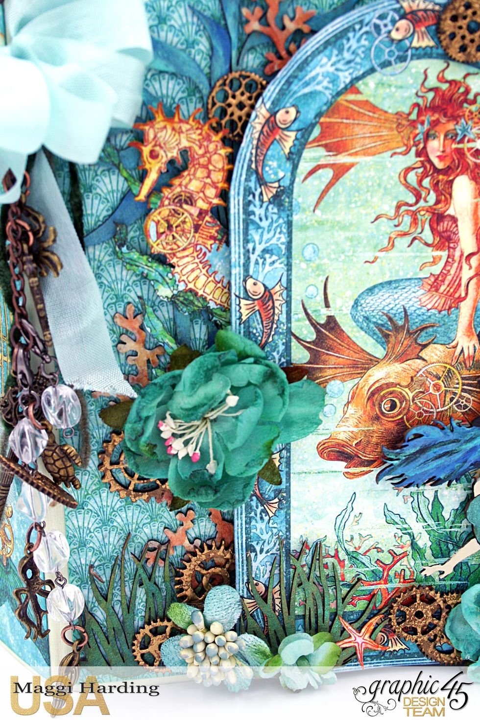 Detail of front cover.