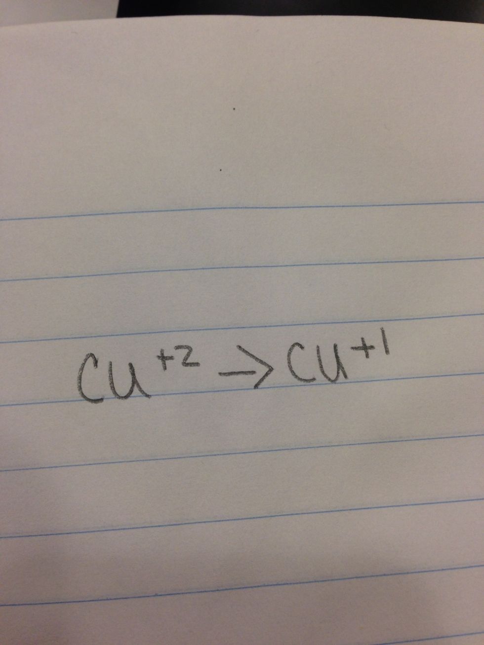 Determine wether reaction is oxidation or reduction..