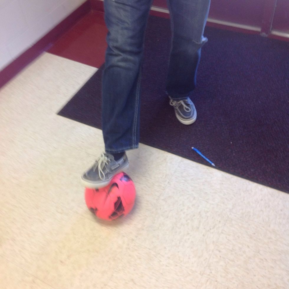 Determine your kicking foot