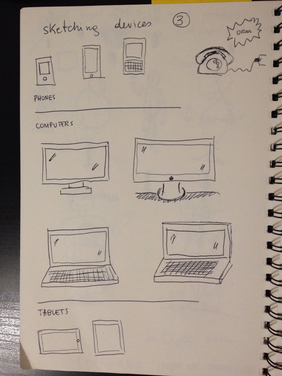 Devices. Draw devices ... They are only a bunch of lines :)