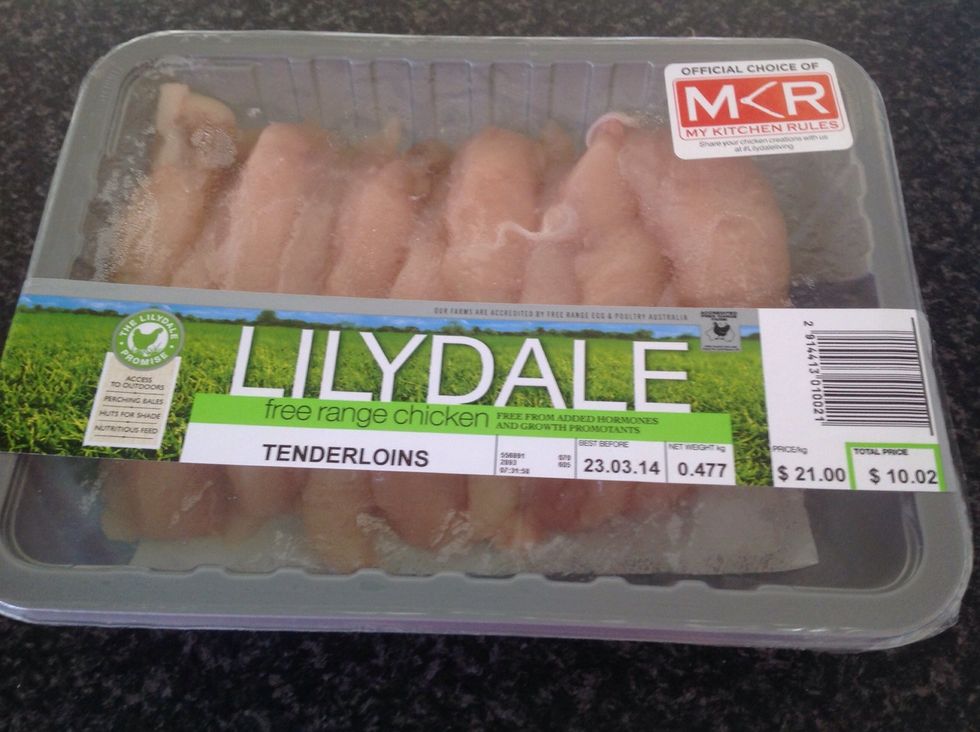 Dice chicken.