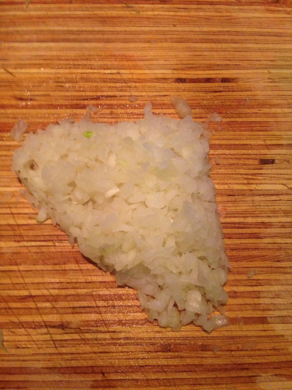 Dice Half the onion