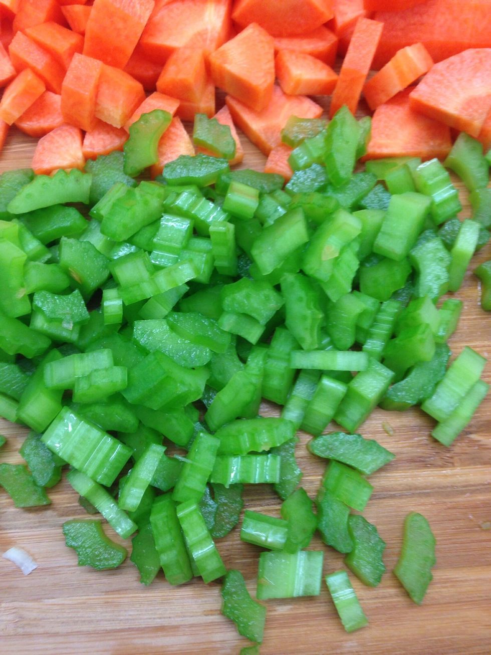 Dice the celery