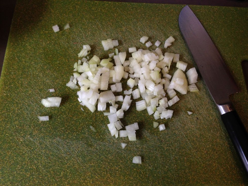 Dice the onion