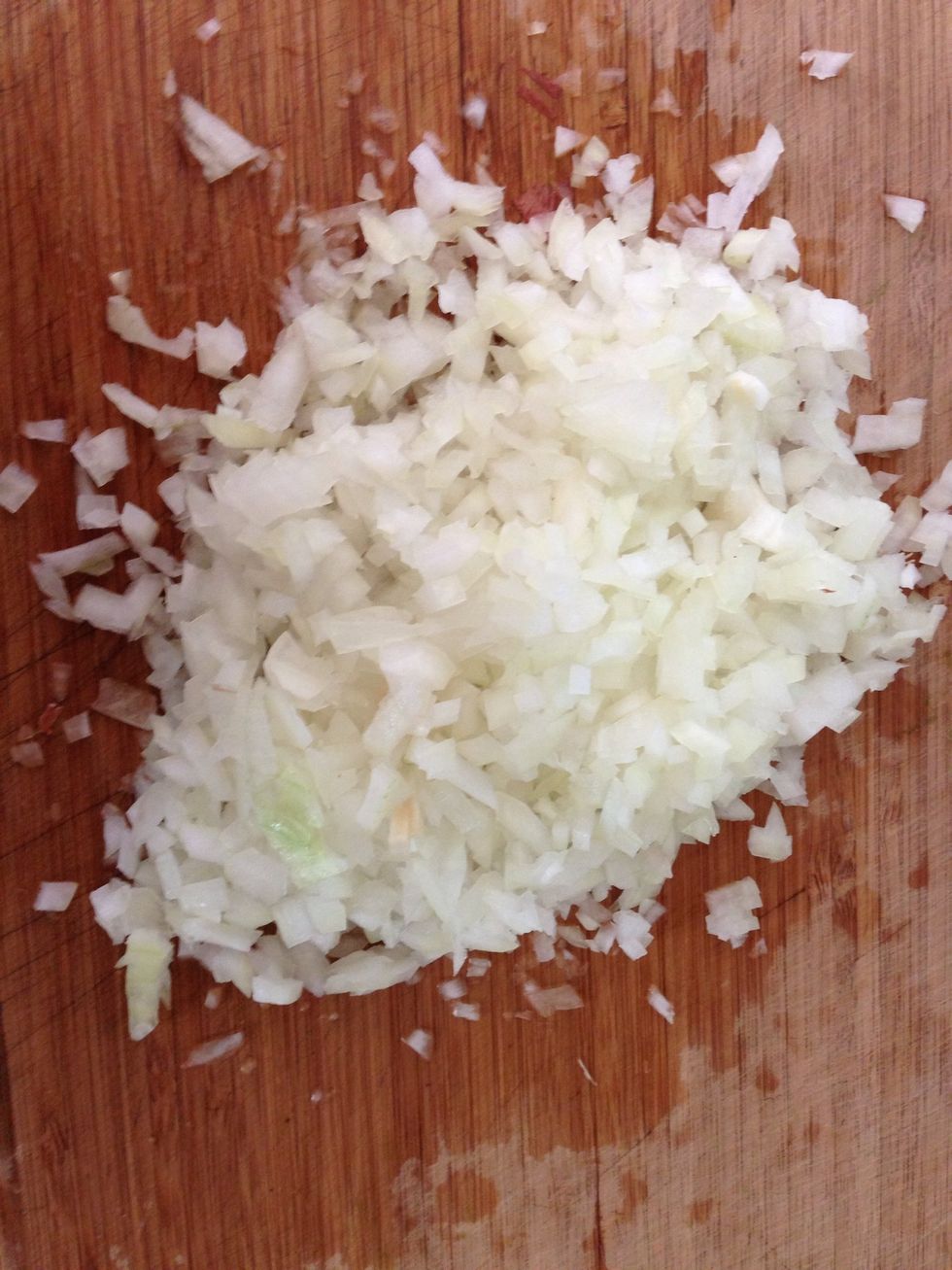 Dice the onion