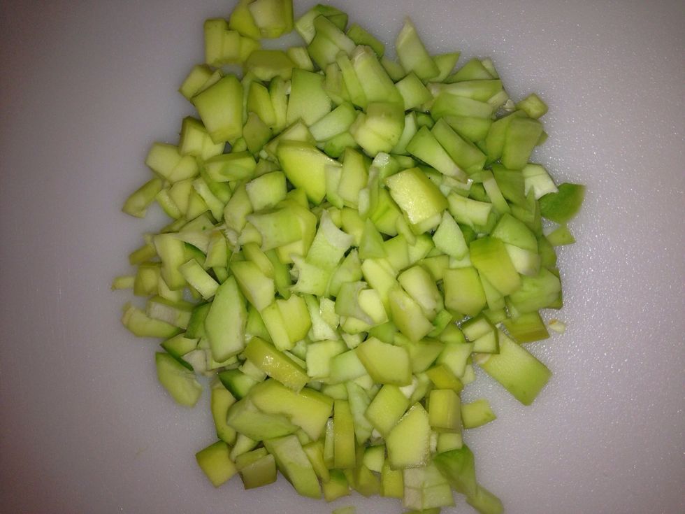 Dice up the mango