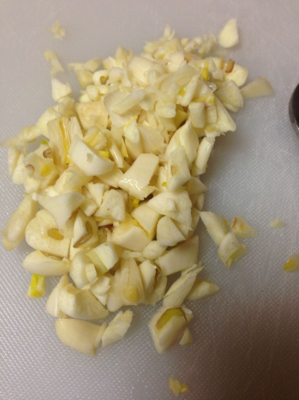 Diced garlic
