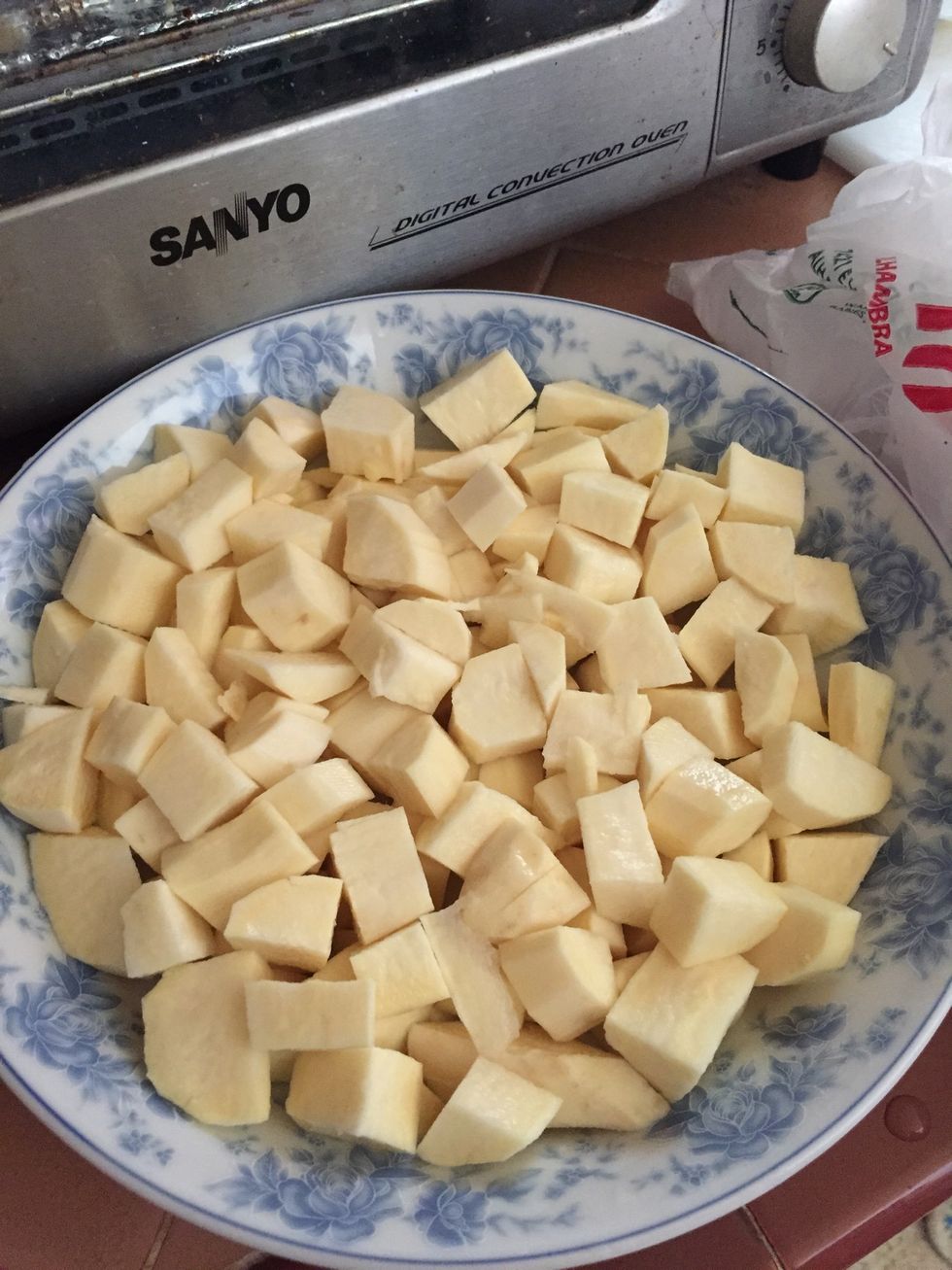 Diced yams