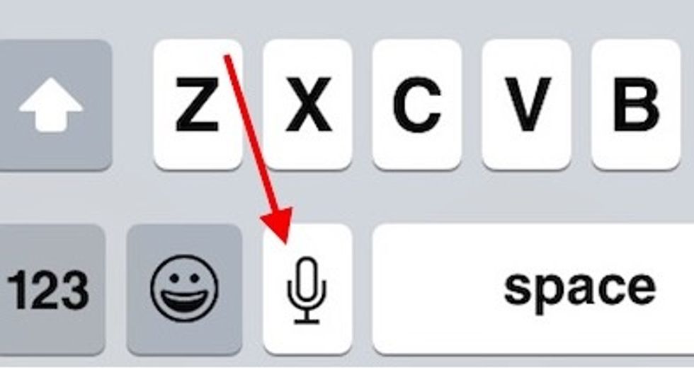 Dictation button for quick note taking. This is only available in iPad 3 and newer. Dictation setting found in - >settings, >general, >keyboards, >Dictation