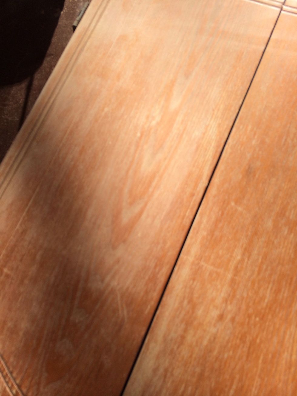 Did I even do anything? Crap! For real?! Might have to sand some more. No I will not use the electric sander because it's a sign of weakness and it makes me feel funny and tinglely and numb and weird.