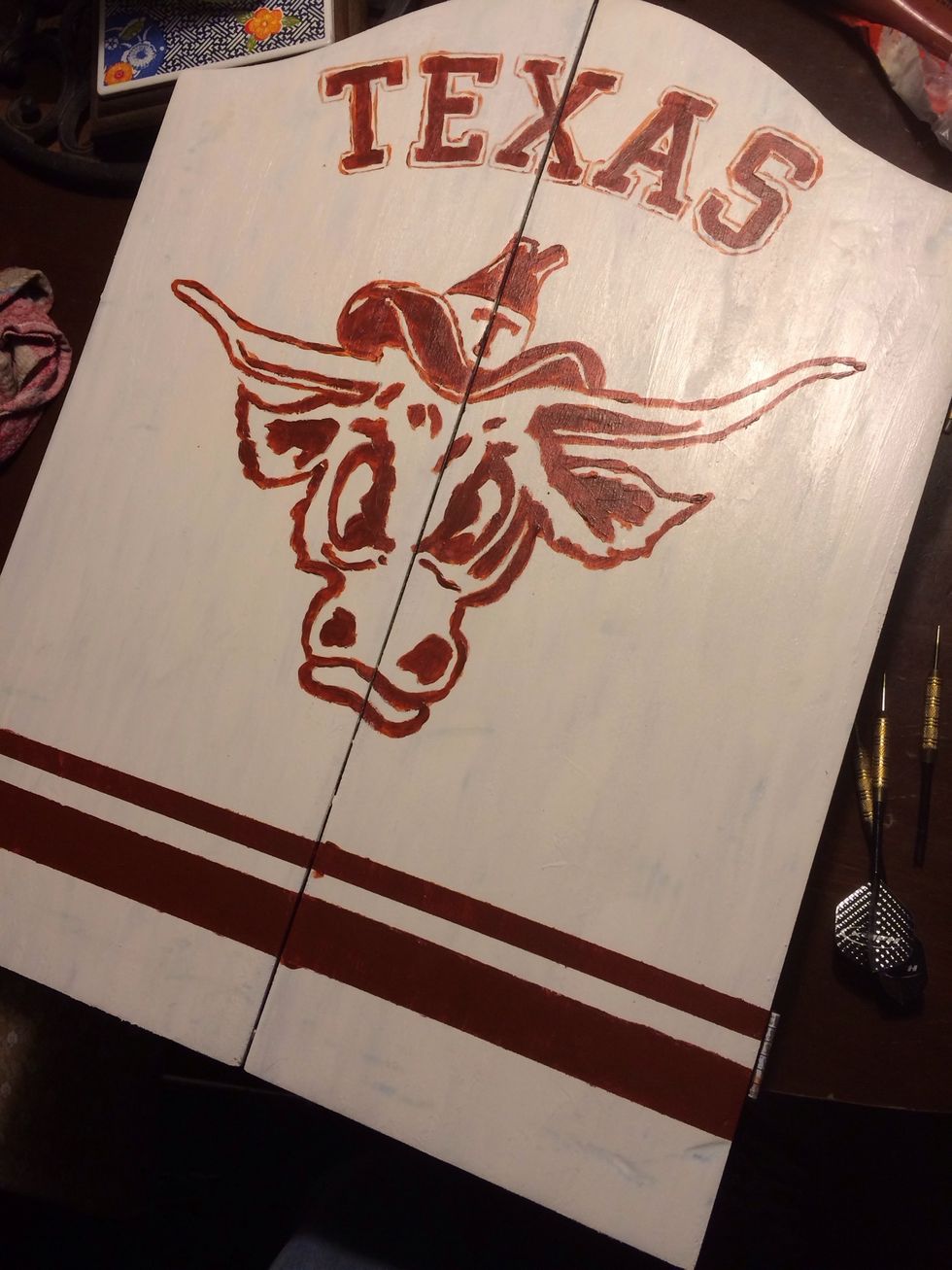 Did this one for my Brother-in-law. Bevo. Looks pretty tight right? Do people still say that? I hope not. Anyway attach a pic in the comments if you end up doing one of these. Or don't, I'll move on.