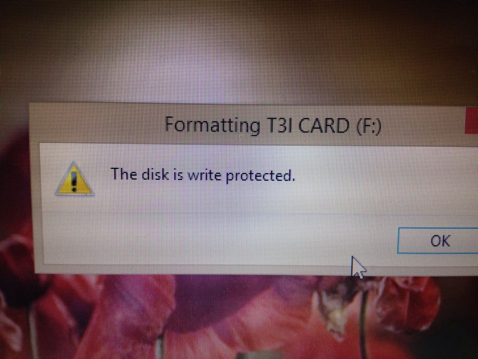 Did you get this notice when you try to move your pictures/files off your SD card? Take a deep breath, there's a way to fix it.