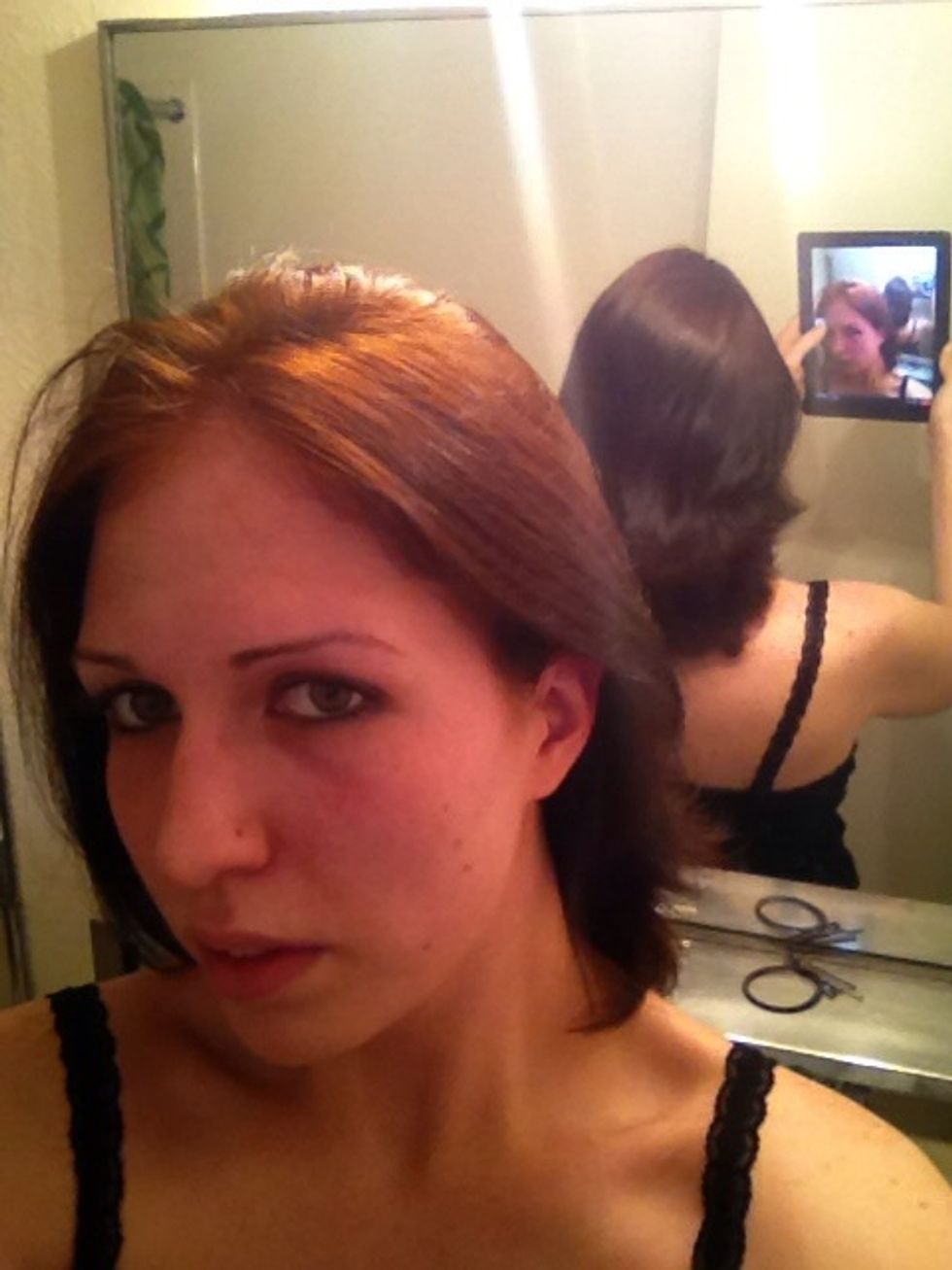 Didn't affect it too much but turned my roots a lovely copper! Rinse your hair out under your bathtub's running faucet and let all the dye run down the drain before showering. :) I love it!