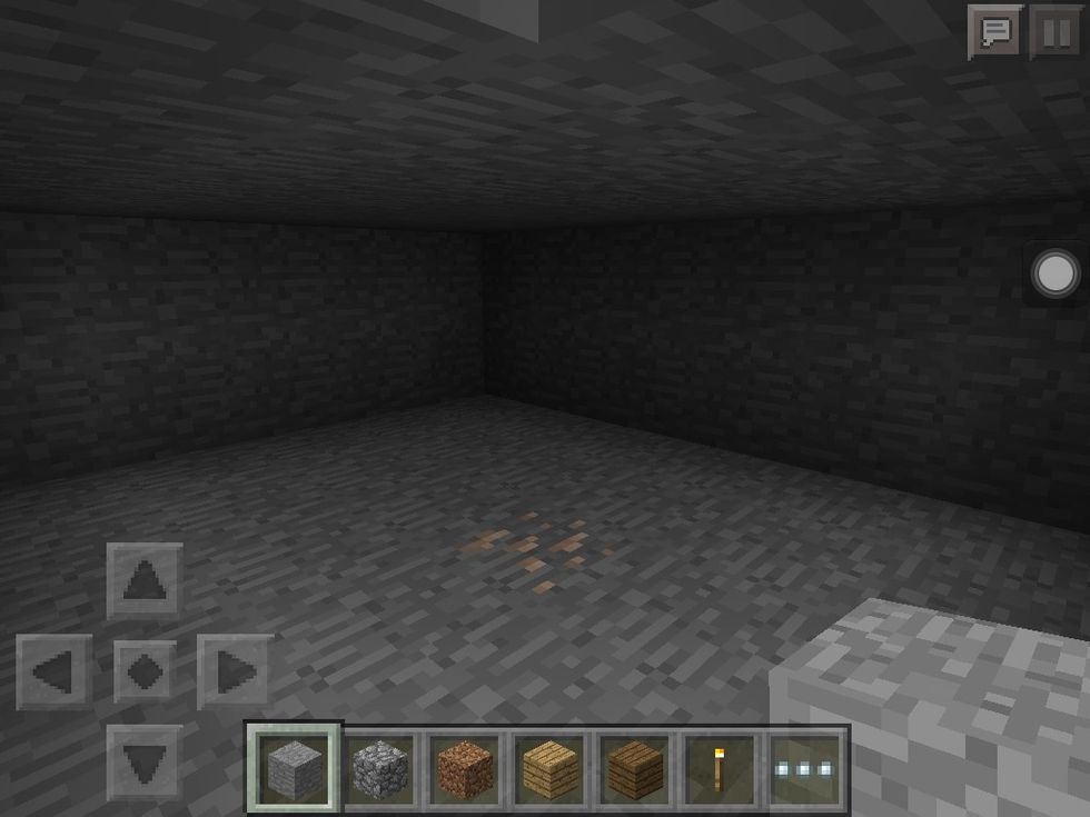 Dig a really wide space