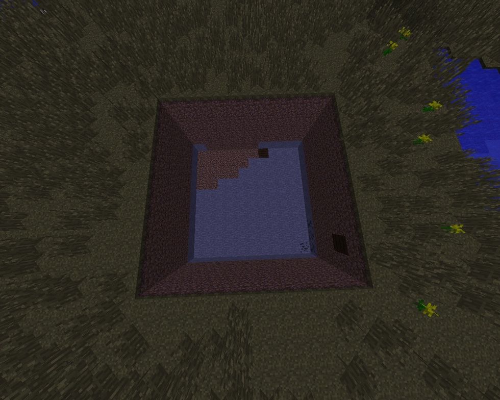 Dig down 4 blocks more