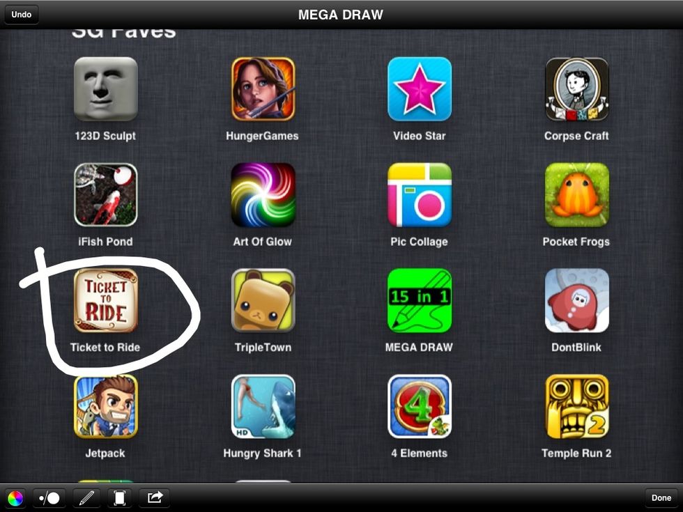 Digital version of a board game