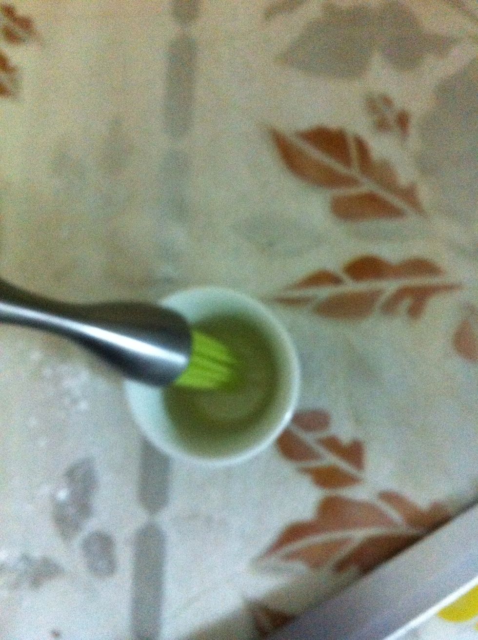 Dip a brush in some oil