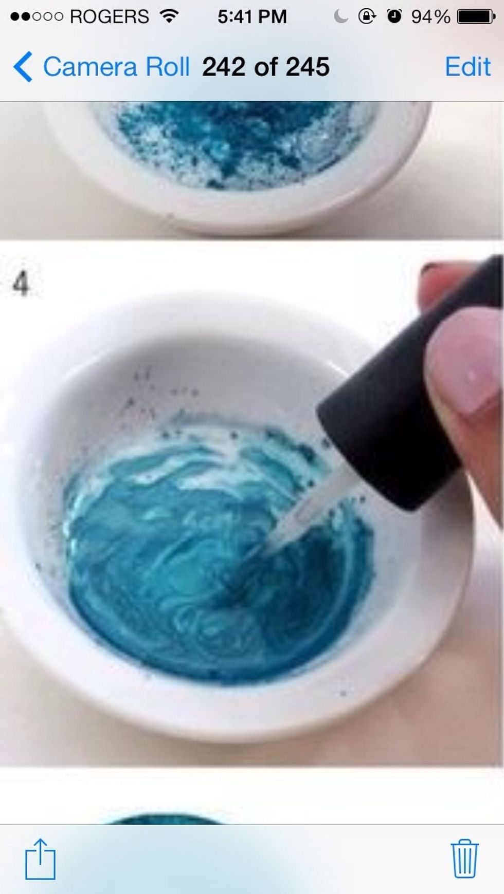 Dip a clean nail polish brush and you're ready to go! \ud83d\ude0a