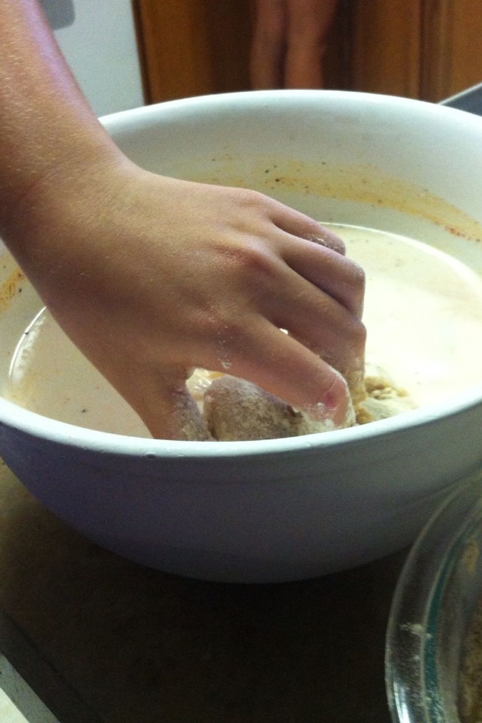 Dip back in the buttermilk.....