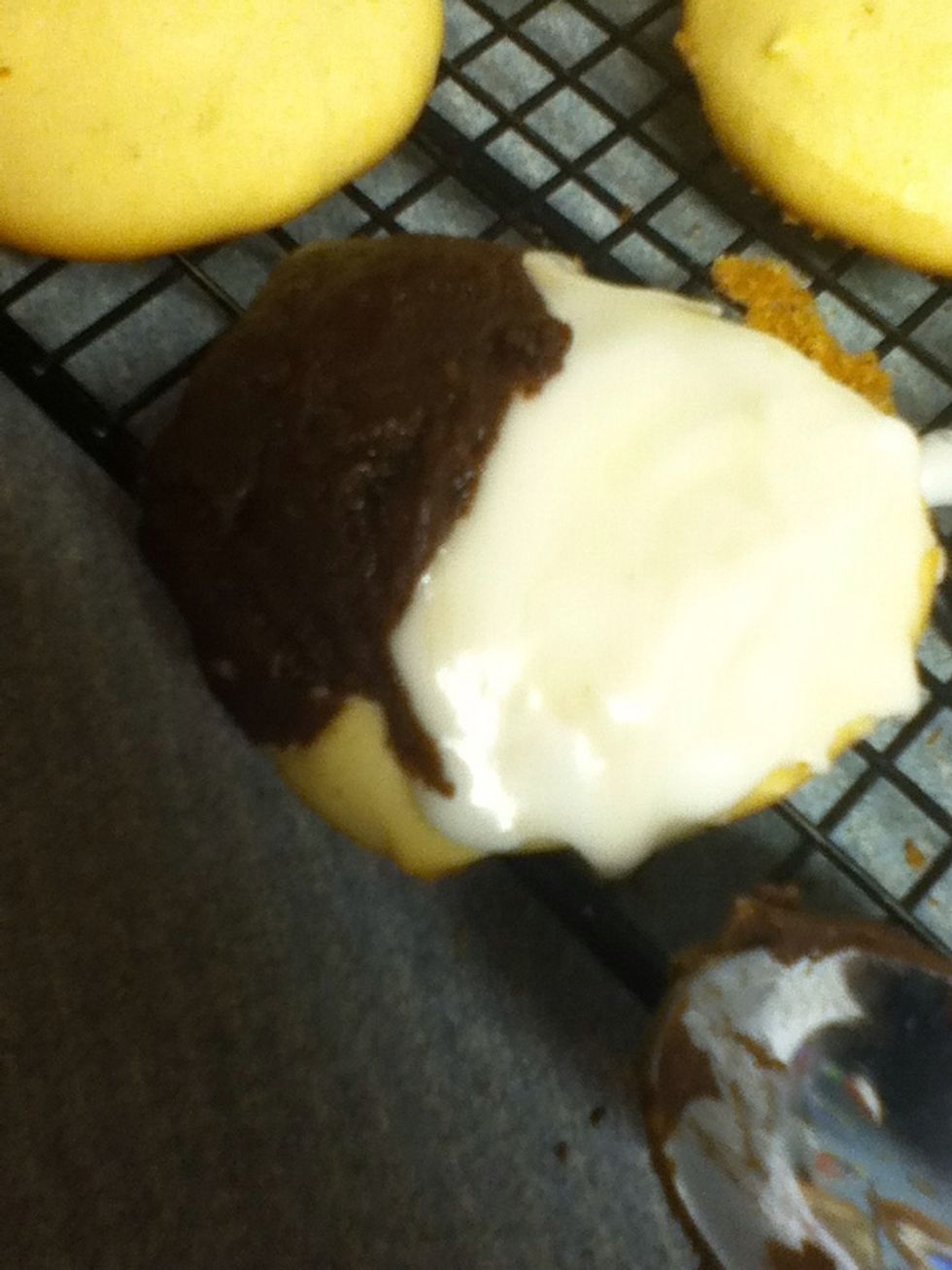Dip 'em in half and half and you have the wonderful race of flavour..