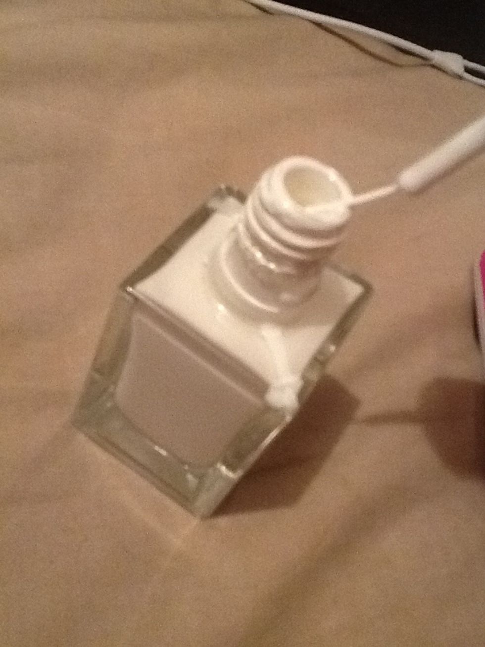 Dip in brush, and wipe off extra